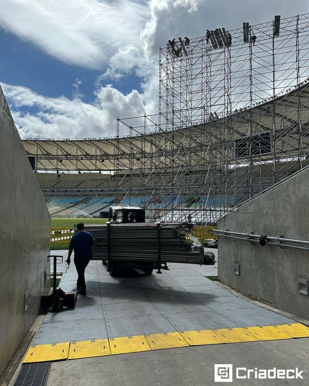 Piso Criadeck Ultra no Paul McCartney - Got Back 2023: Inovação e Segurança no Maracanã.